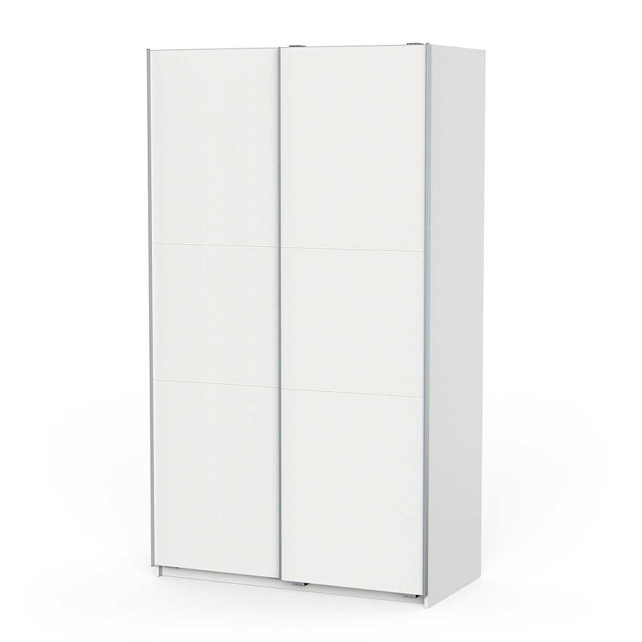 Muebles Muebles tifón Ofertas Muebles De Sal N | Armario 2 Puertas Correderas Blanco Mate 120 Cm. Phantom