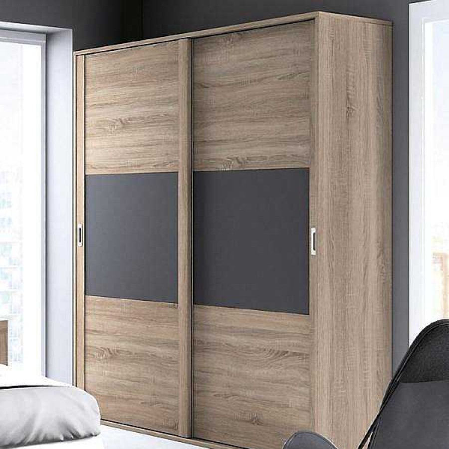 Muebles Muebles tifón Armarios Para Dormitorio | Armario Dos Puertas Milan 257