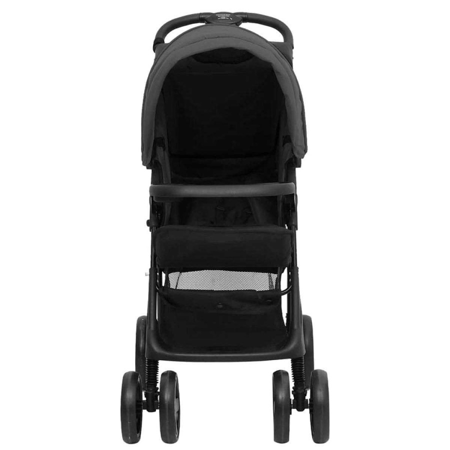 Beb Muebles tifón | Carrito De Beb S 3 En 1 De Acero Gris Oscuro Y Negro