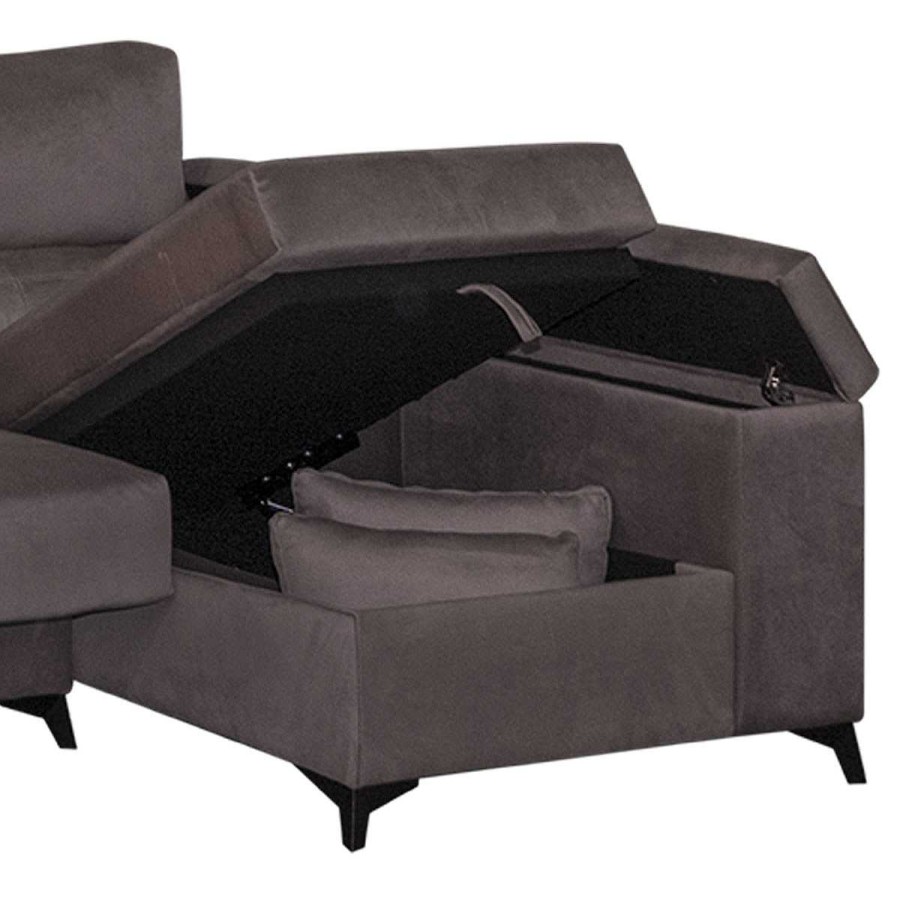 Sof S Muebles tifón | Chaiselongue 280 Cm. Youter Derecha Vista De Frente