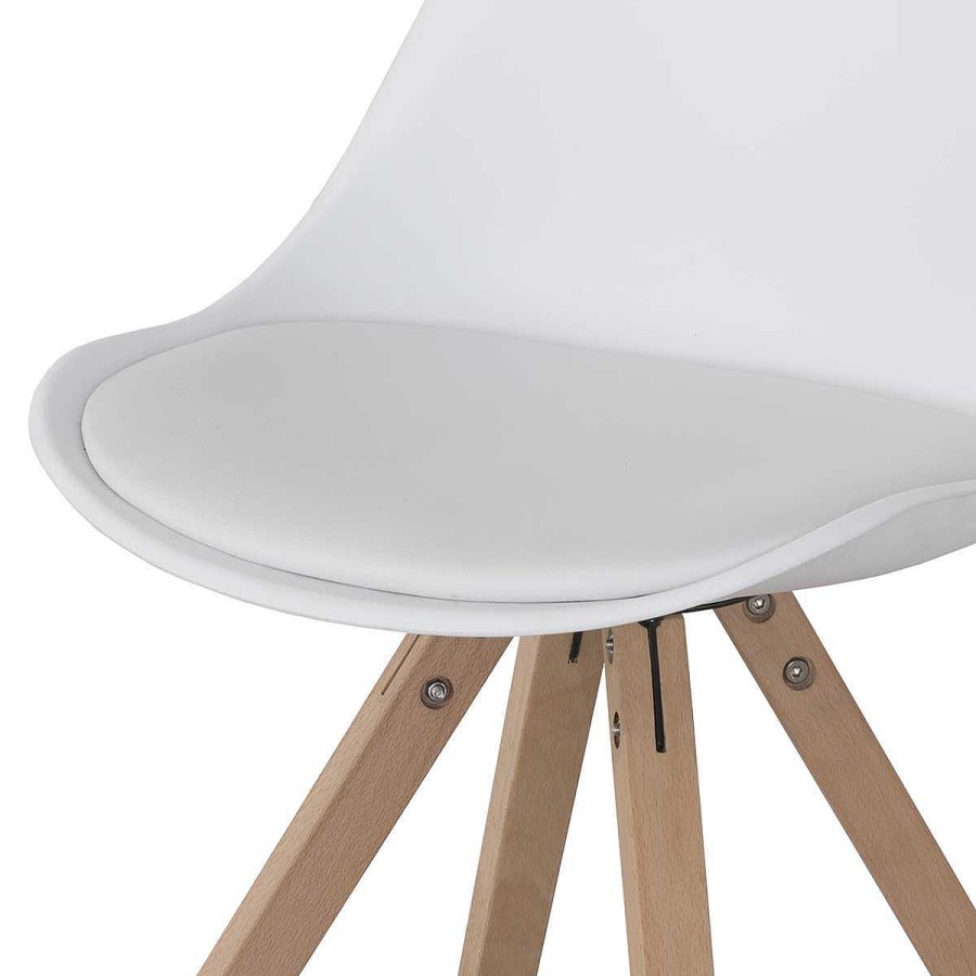 Muebles Muebles tifón Sillas De Sal N | Silla De Comedor Elsa Blanco