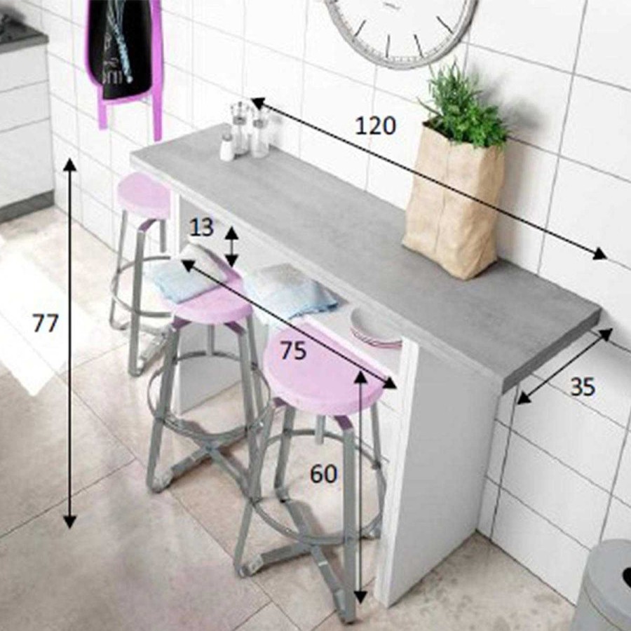 Muebles Muebles tifón Mesas De Cocina | Mesa Extensible Cocina Oggi