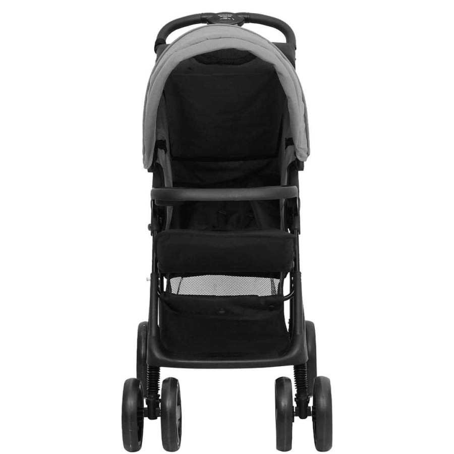 Beb Muebles tifón | Carrito De Beb S 3 En 1 De Acero Gris Claro Y Negro