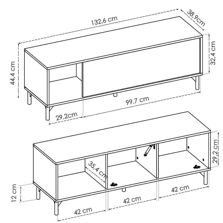 Muebles Muebles tifón Muebles Tv | Mueble Bajo Tv Kila