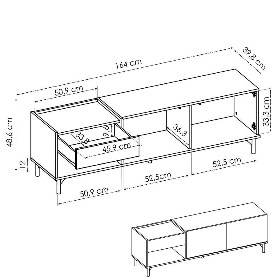 Muebles Muebles tifón Muebles Tv | Mueble De Televisi N Tv Dunle