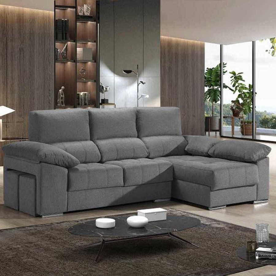 Sof S Muebles tifón | Chaiselongue Kurgan Derecha Vista De Frente