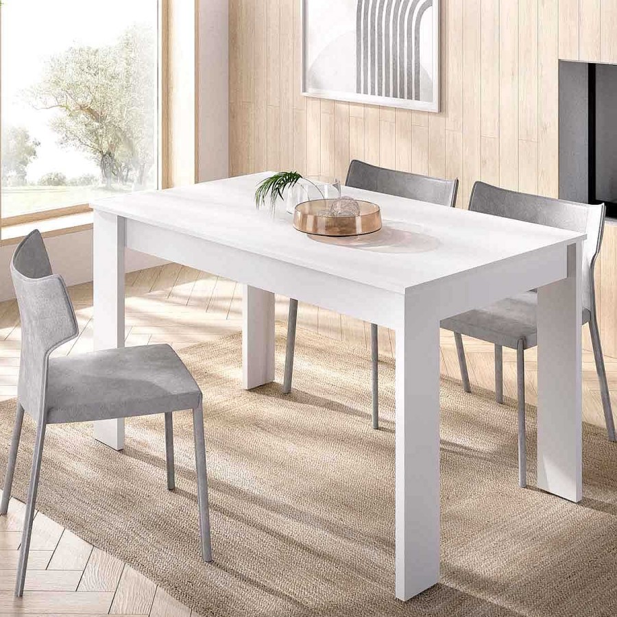 Muebles Muebles tifón Mesas De Comedor | Mesa Comedor Tinos Blanco