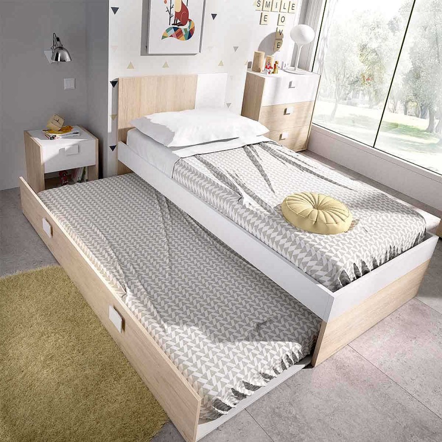 Muebles Muebles tifón Camas Nido Y Compactos | Cama Arrastre Inferior Moli