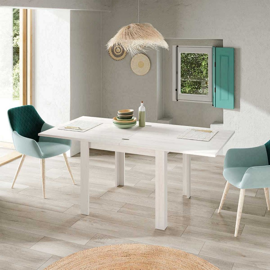 Muebles Muebles tifón Mesas De Comedor | Mesa Comedor Cuadrada Mozart-Davia 601 Polar