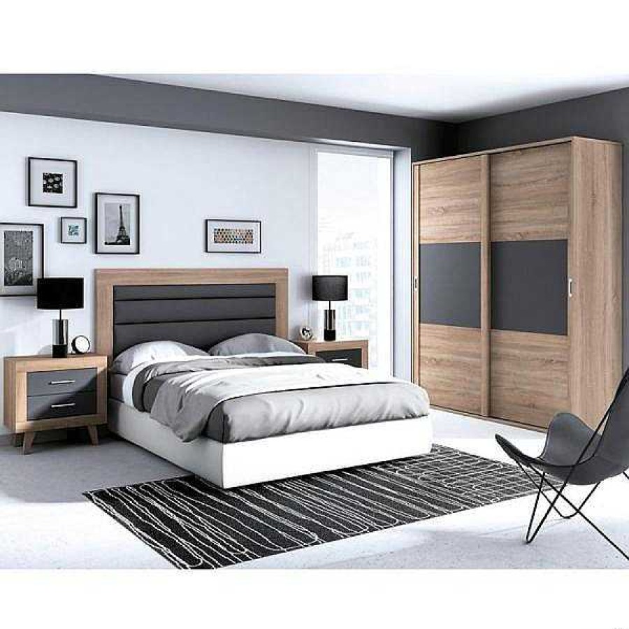 Muebles Muebles tifón Armarios Para Dormitorio | Armario Dos Puertas Milan 257