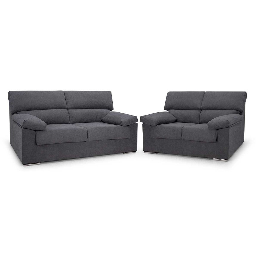 Sof S Muebles tifón | Sofa 3 Plazas Robin Gris