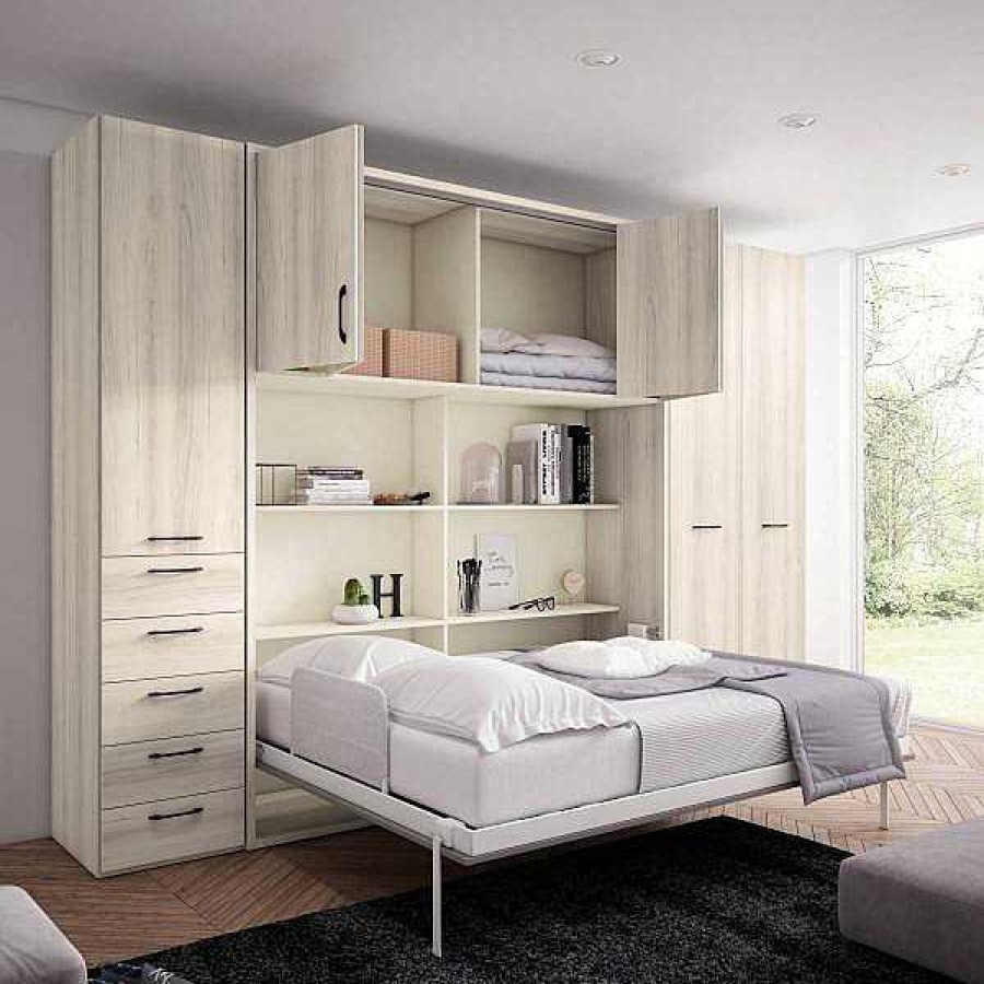 Muebles Muebles tifón Camas Abatibles Y Literas | Cama Abatible Horizontal Mode 42