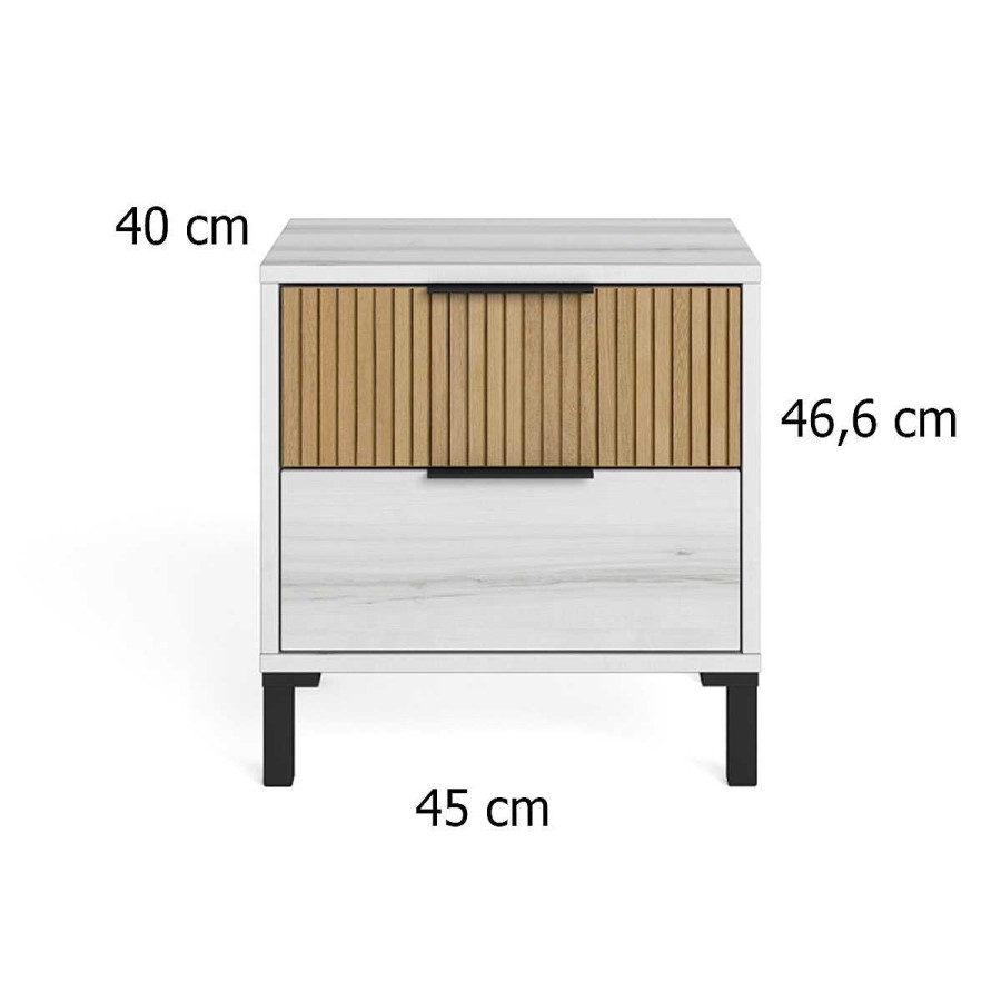 Muebles Muebles tifón Conjuntos De Dormitorio | Cabecero Y Dos Mesitas Varien