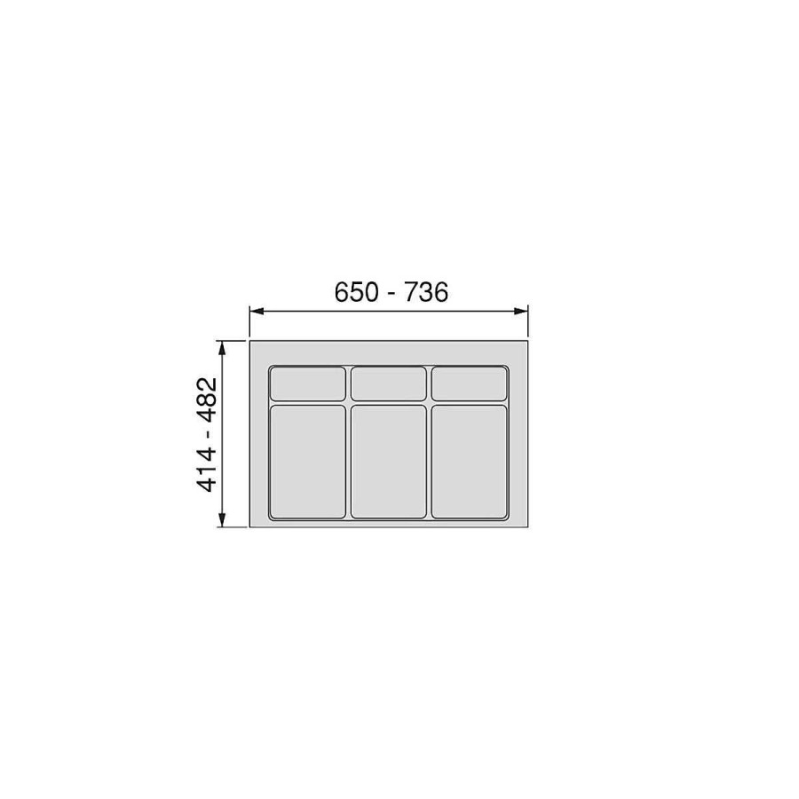 Cocina Muebles tifón | Base Recycle Para Contenedores De Caj N Cocina