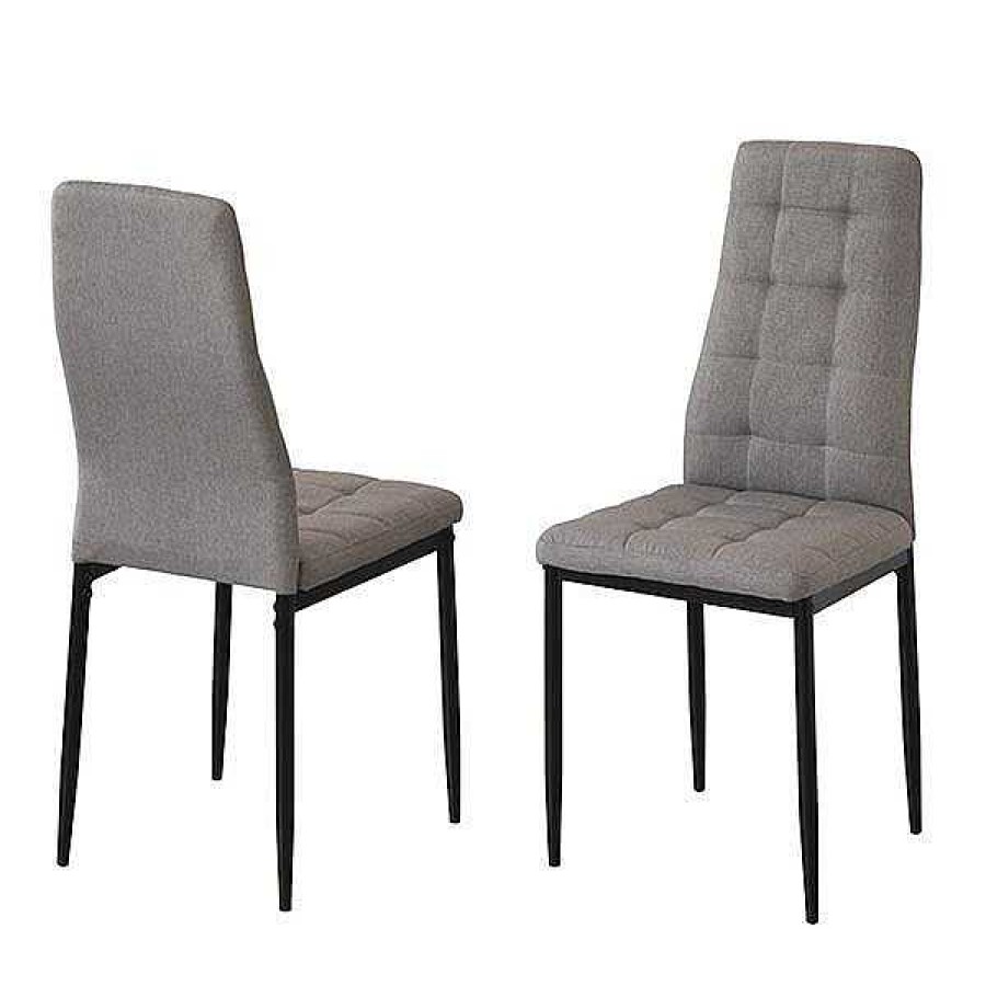 Muebles Muebles tifón Sillas De Sal N | Silla Comedor Maika Gris Claro